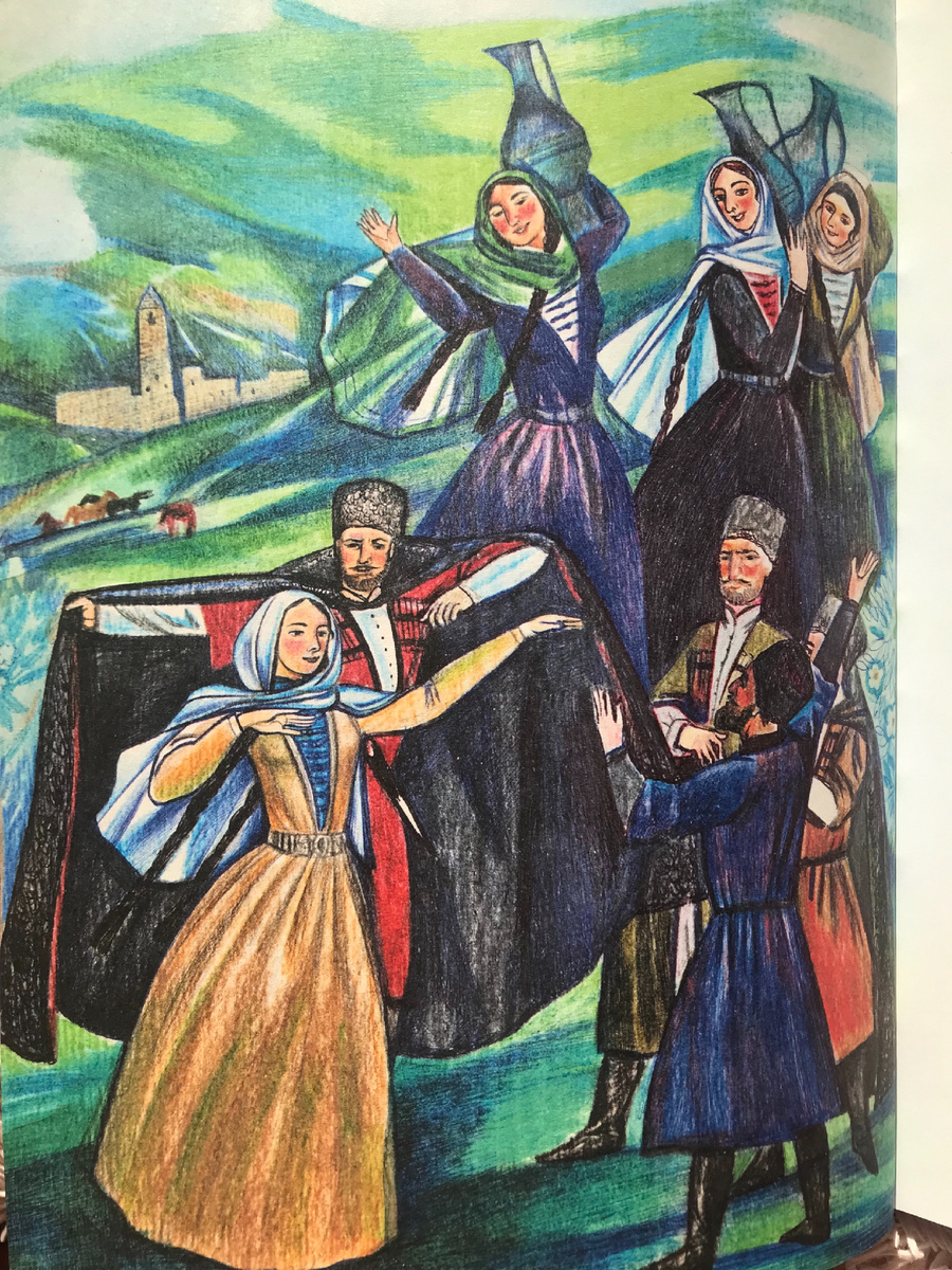 Чеченские сказки. Художница Анастасия Жунина