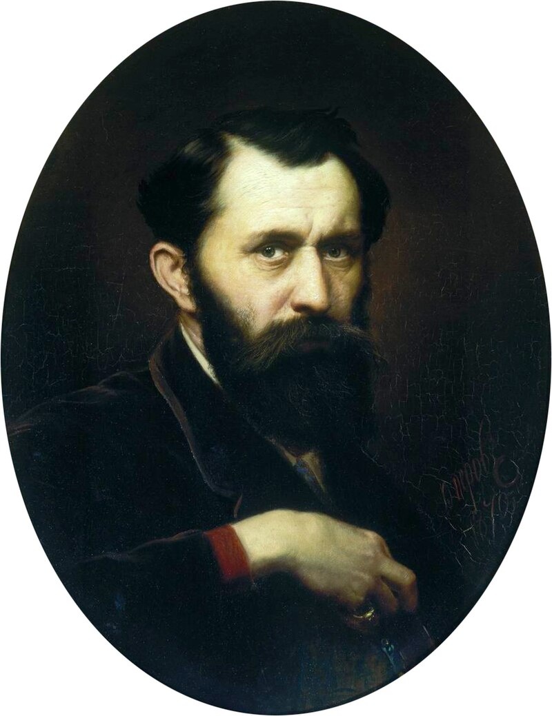 В. Г. Перов. Автопортрет, 1870.