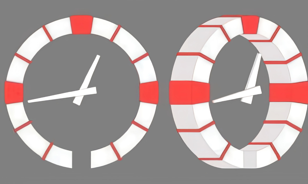 📷 2.2: Рендер. На фасаде вестибюля станции вновь появятся часы, идентичные тем, что украшали старый вокзал. Специально изготовленный циферблат займёт место второй буквы "о" в названии станции.