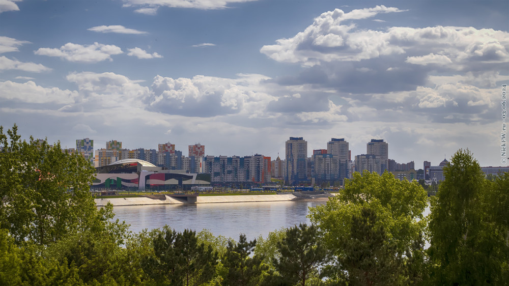 1. ЖК Кемерово-сити и Кузбасс арена © NickFW.ru — 03.06.2024г.