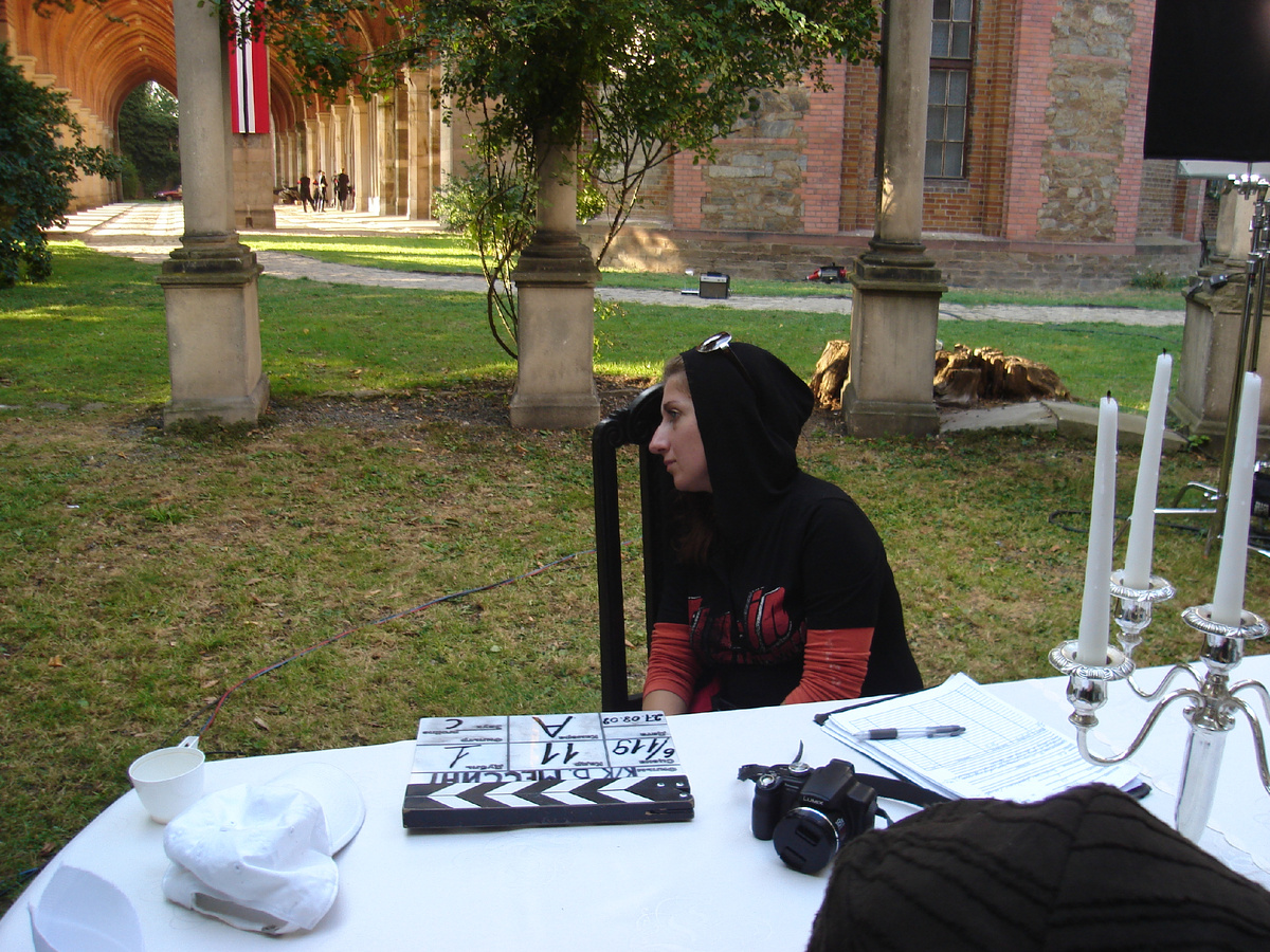 Фото: съемки сериала "Вольф Мессинг: видевший сквозь время" 2008г., Польша.