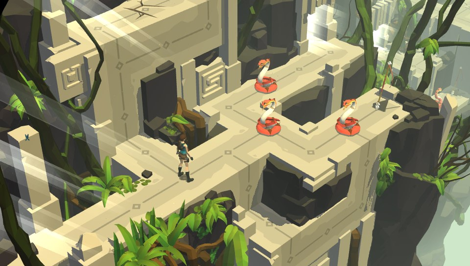 Геймплей Lara Croft GO