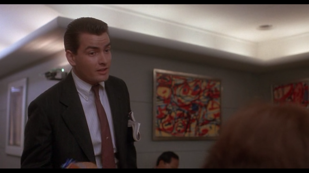 Бадди Фокс в офисе Гордона Гекко 6 мая, в его день рождения