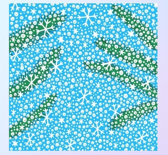 Найдите снеговика.