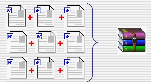 Добавляем файлы в архив