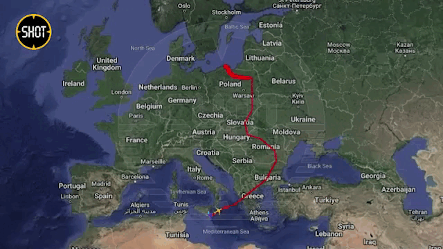 В эти минуты американский дрон-разведчик Global Hawk летает вблизи Калининградской области, сообщает источник.-2