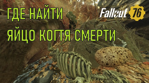 Fallout 4 яйцо когтя