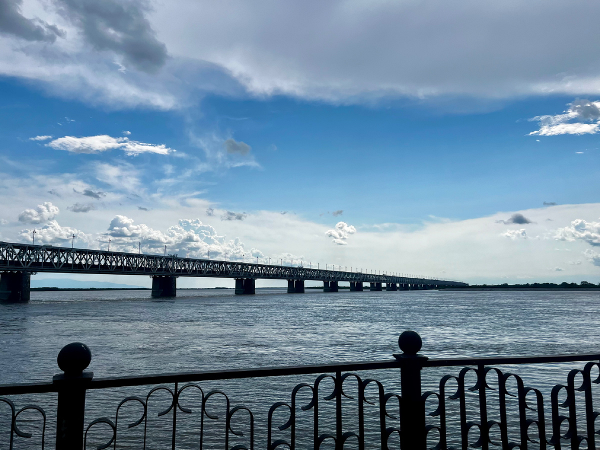 Амурский мост снизу, Хабаровск (фото из личного архива)