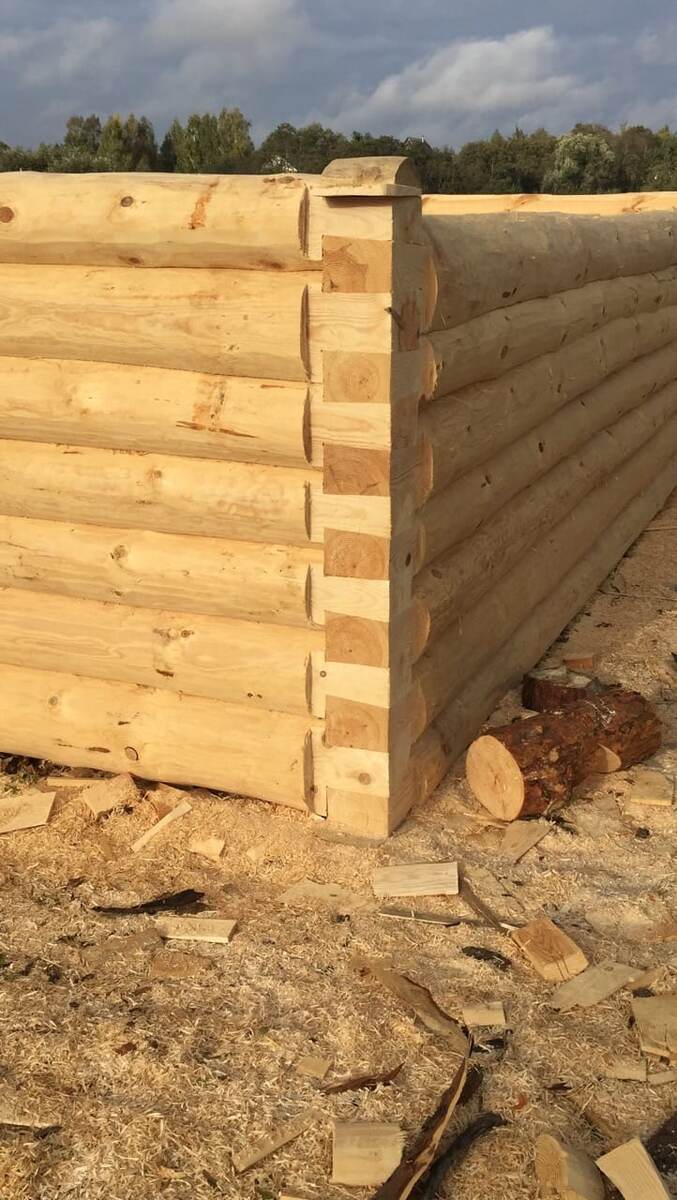 Сруб в лапу 