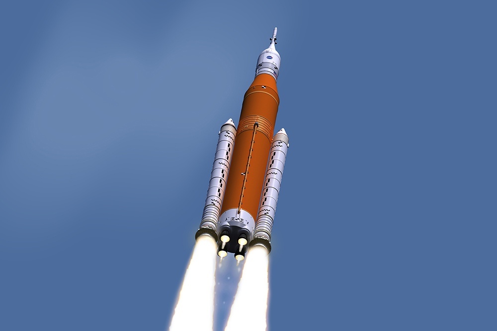    Вариант ракеты для миссии "Артемида-3". / wikipedia.org