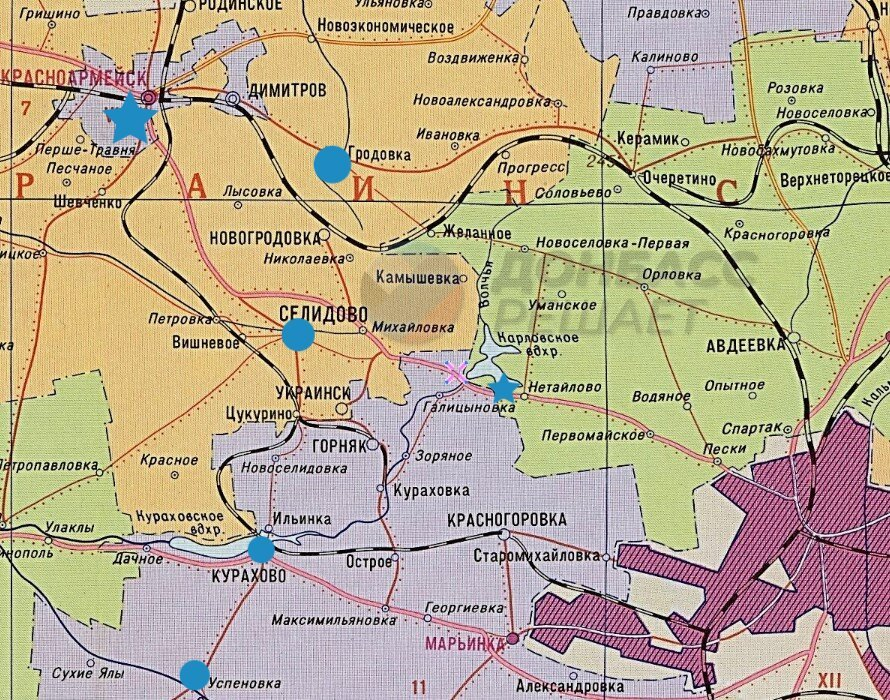 Красноармейское направление на карте. Красноармейское направление на карте. Угледар павловка донецкая область на карте. Кураховское направление на карте. Авдеевское направление на карте.