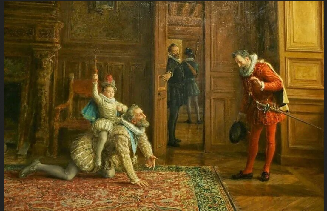 Жорж Клод. "Генрих IV и испанский посол"