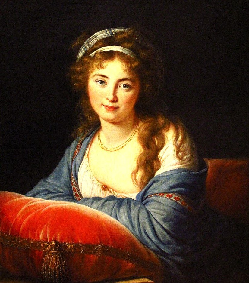 «Портрет графини Екатерины Скавронской», худ. Элизабет Виже-Лебрен, 1790 год 