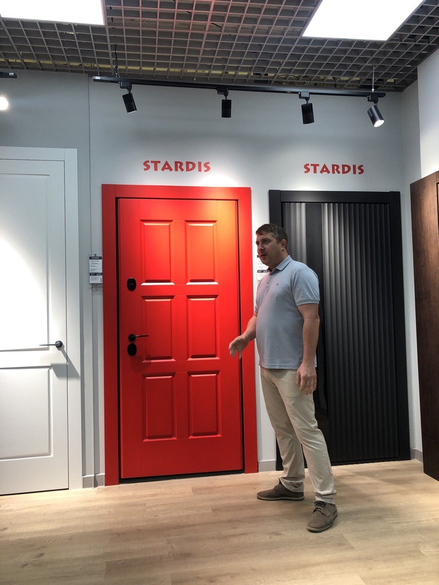 Дверь с терморазрывом в 45 градусов