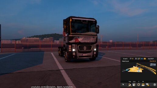 Euro Truck Simulator 2. Тест драйв и обзор на Renault Magnum