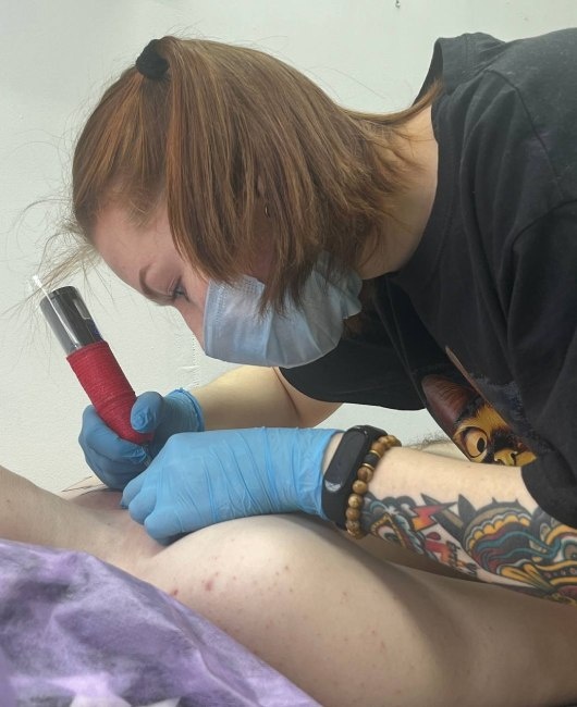  А вот и наша героиня за работой. Фото: предоставила героиня материала