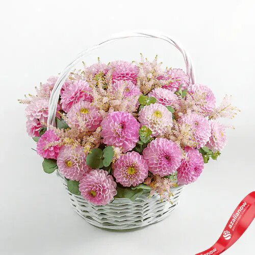   Букет из георгин и астильбы «Милленеум» от AzaliaNow