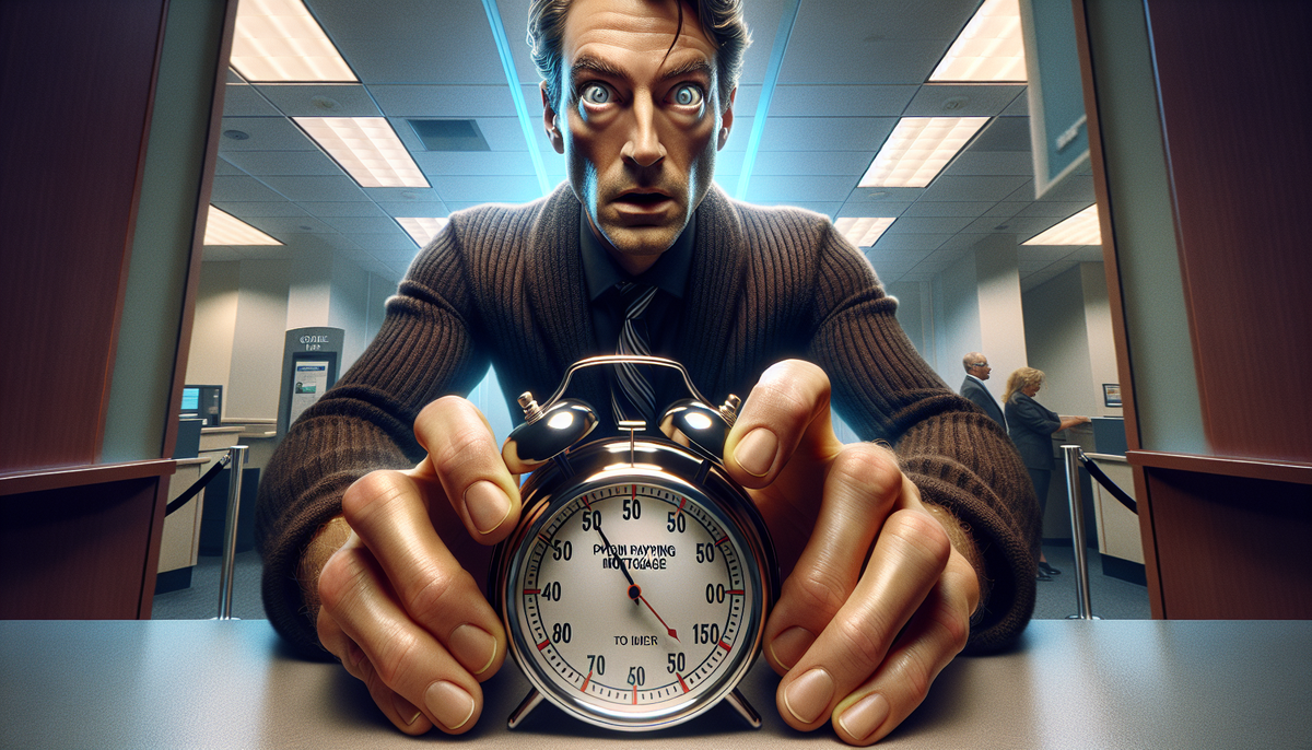 Прибежал в банк, чтобы досрочно погасить ипотеку