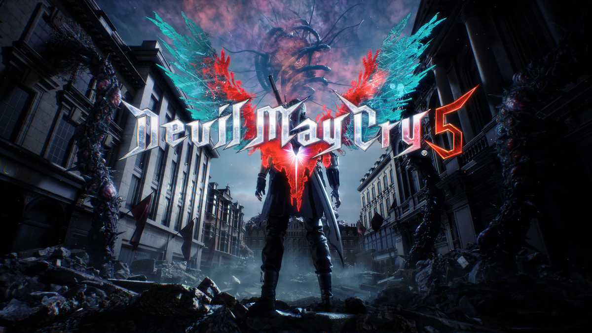 Заглавный экран игры Devil may cry 5 - из свободных источников