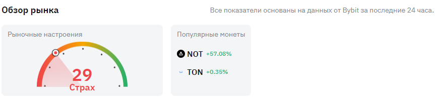 Текущее рыночное настроение - уровень страха 29