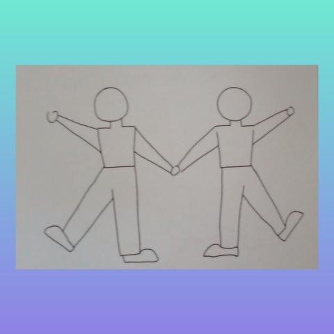 2. Аккуратно соединяем контуры плавными линиями. Ненужное стираем ластиком.