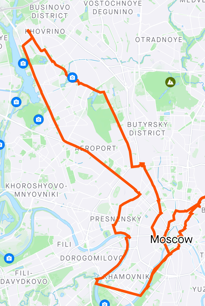 Вот такой маршрут был на #Веломагистраль2019. И ничего не было перекрыто, и ни одной аварии не было.