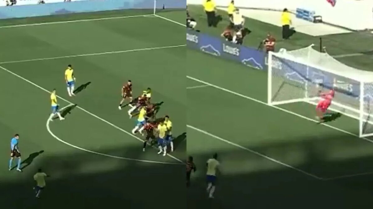 Рафинья забил сенсационный гол со штрафного в матче с Колумбией (1:1) и помог Бразилии выйти в плей-офф Копа Америка.