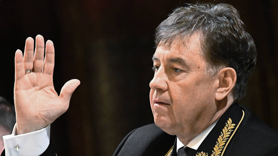 Фото: Иван Водопьянов / Коммерсантъ📷Председатель Совета судей России Виктор Момотов