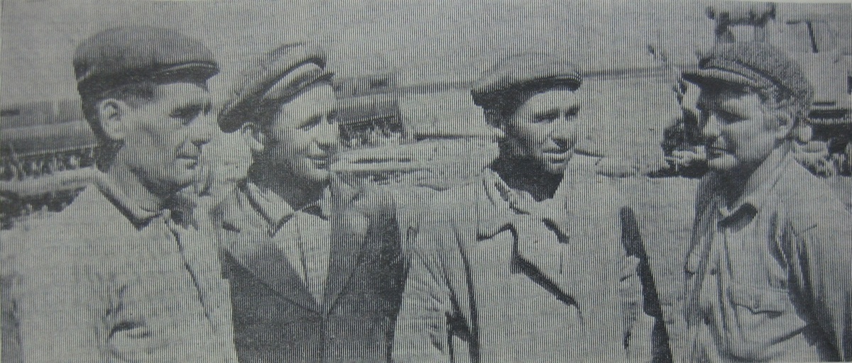 1975 год, Медведев Д. С., Самосват П. А., Лобановский НИ. П., Медведев М. В. 