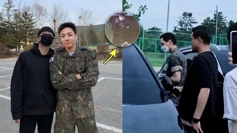 Чонгук выпустил видео, на котором он расплакался, приветствуя брата и отца в армии
