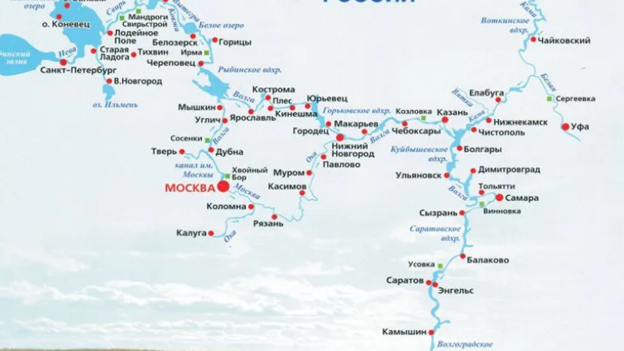 Маршруты Волги