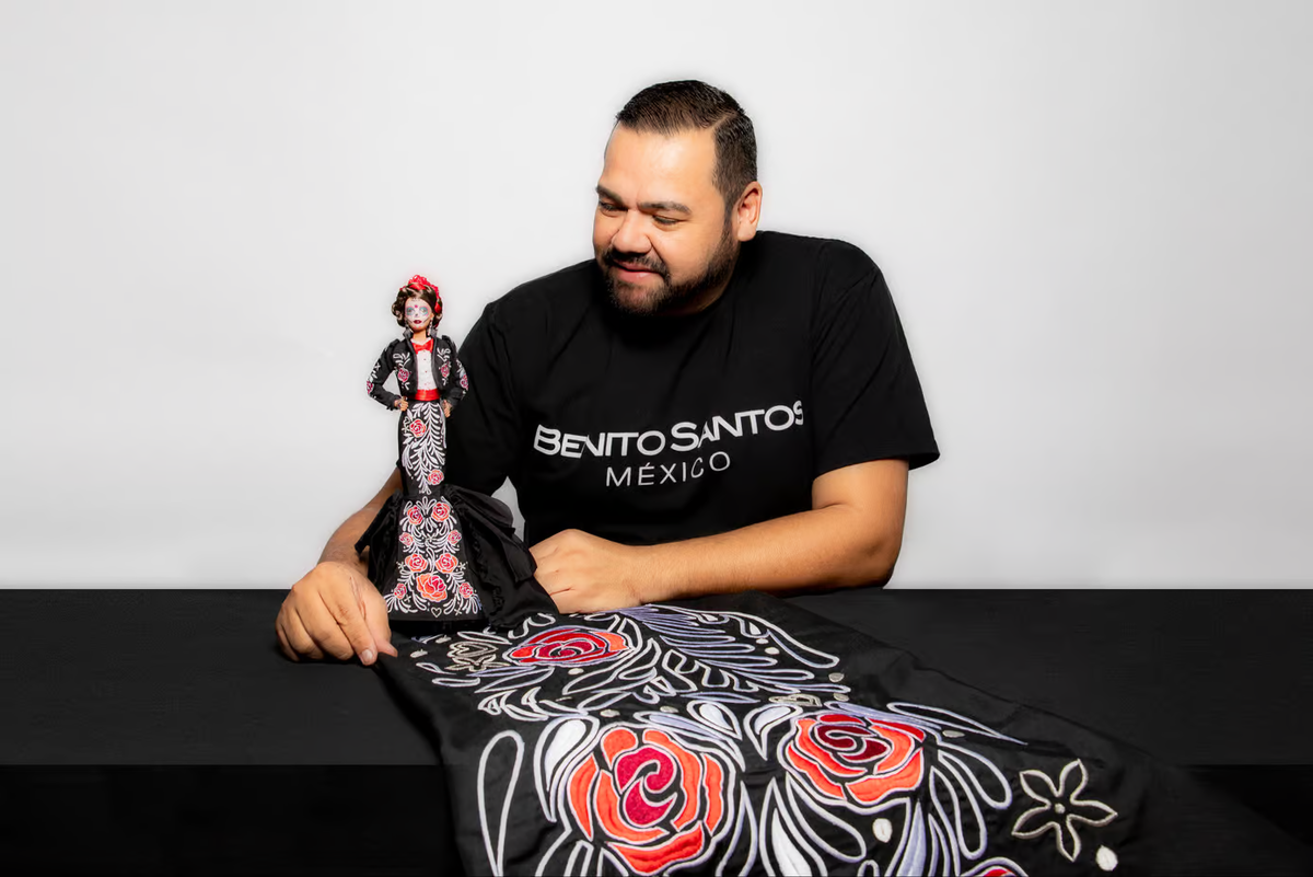 2022 Día De Muertos Benito Santos x Barbie Doll, Mattel 