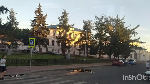 Фрагменты вечернего пути. Кострома, автобус 4, Волга.