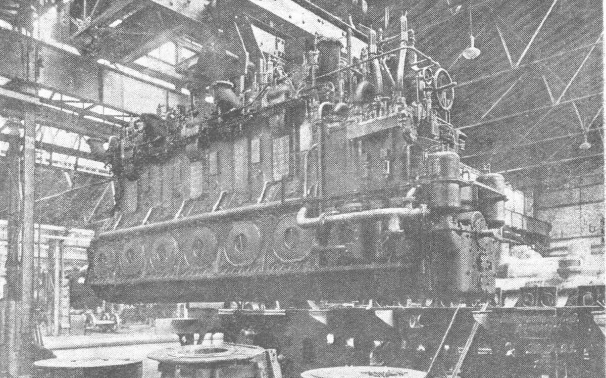 Картинка из свободных источников. Дизель тепловоза Э-МХ-3 