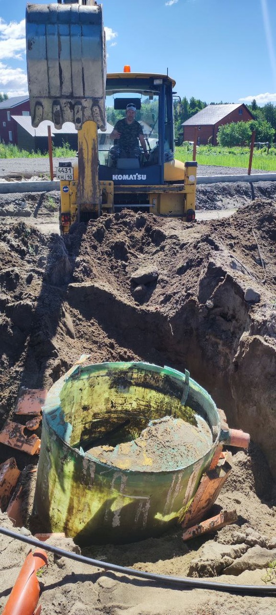 Замена неисправного септика