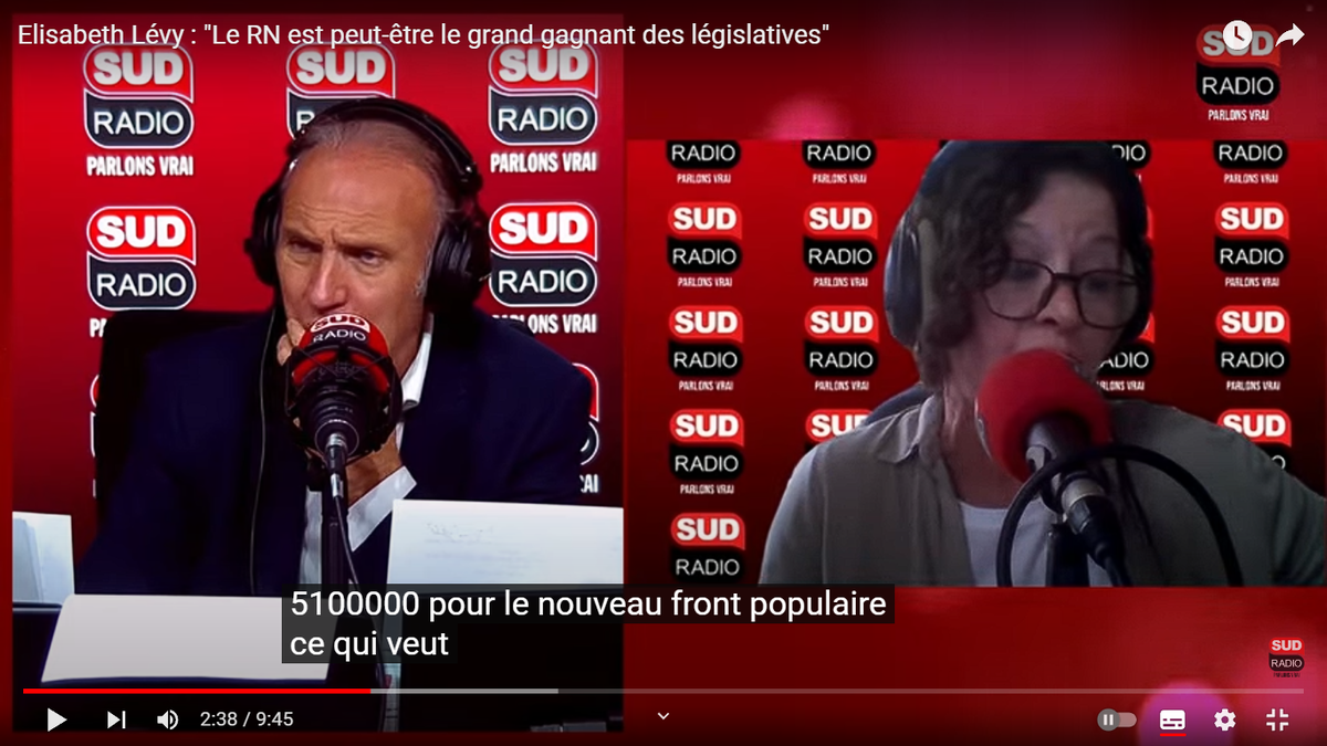 Лицо ведущего SudRadio: "Что же такое происходит?" Скриншот с канала SudRadio в YouTube.