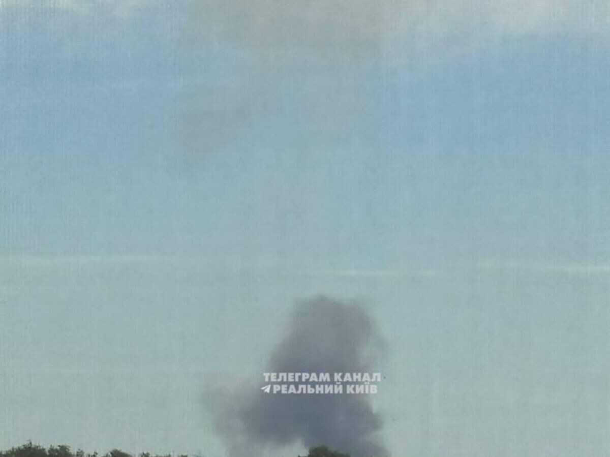    Дым в Киеве© Фото из соцсетей