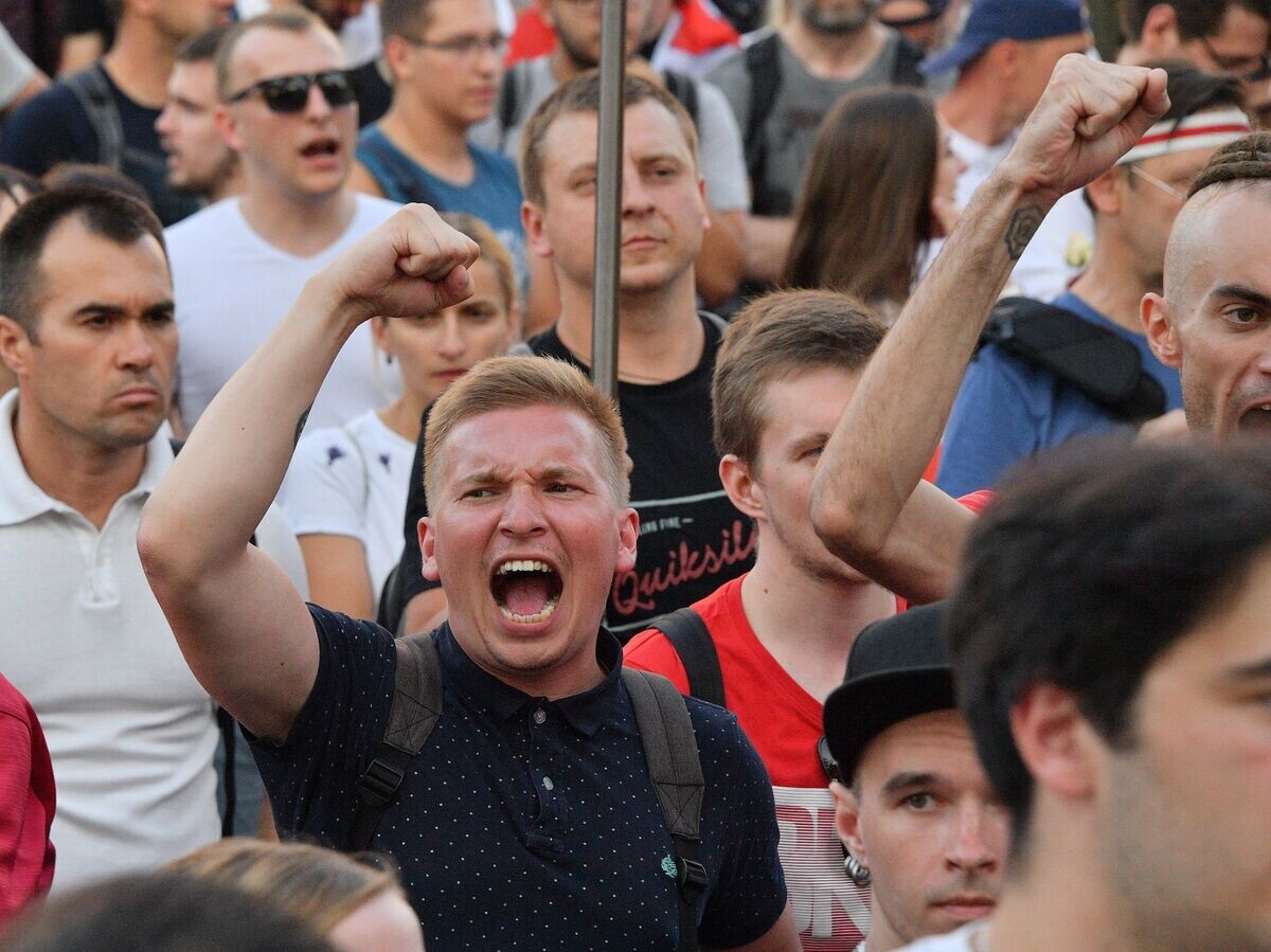    %Протесты в Минске© Sputnik