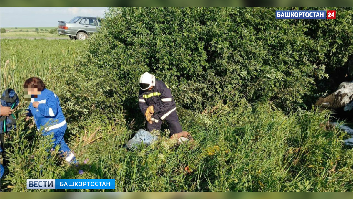    В Башкирии столкнулись грузовик с иномаркой, пострадали два человека