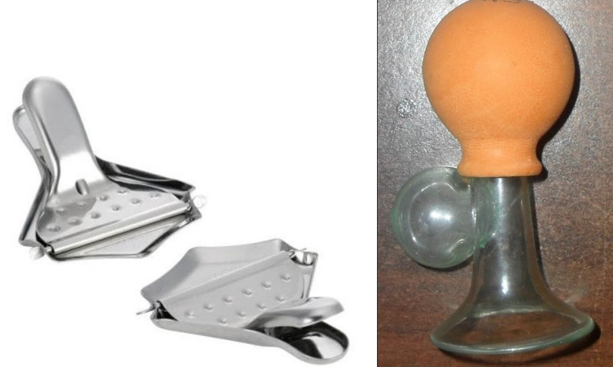 Пресс и молокоотсос.