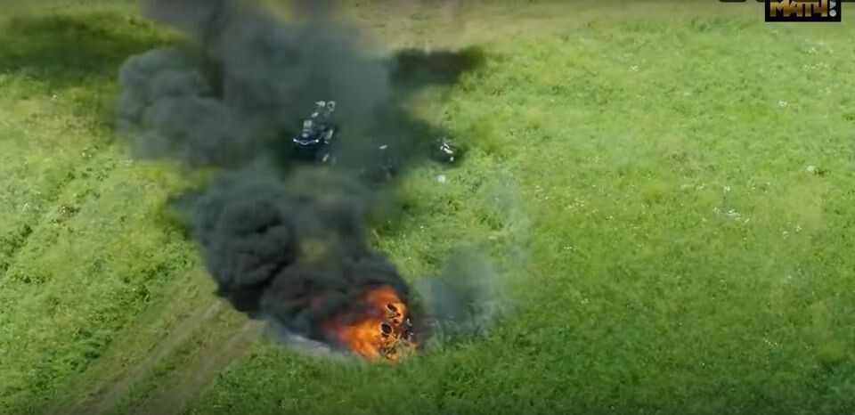    ЧП на втором этапе ралли "Шелковый путь". Источник: кадр видео, vk.com/matchtv