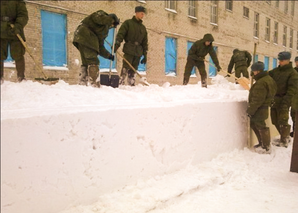 В армии всё должно быть прямо...