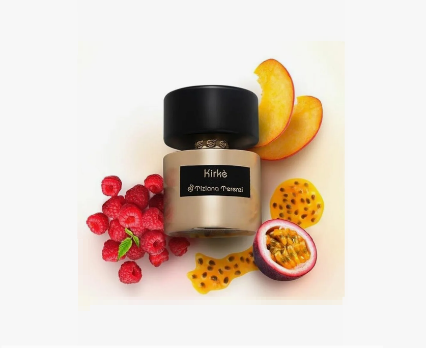 Верхние ноты: Маракуйя, Персик, Груша, Малина, Лист черной смородины и Песок; средняя нота: Ландыш; базовые ноты: Мускус, Сандал, Ваниль, Пачули и Гелиотроп.