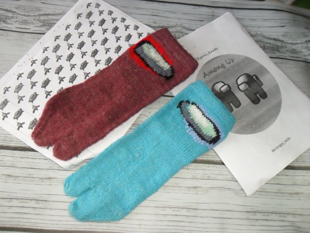 #amongus_socks МК Юлии Кононовой