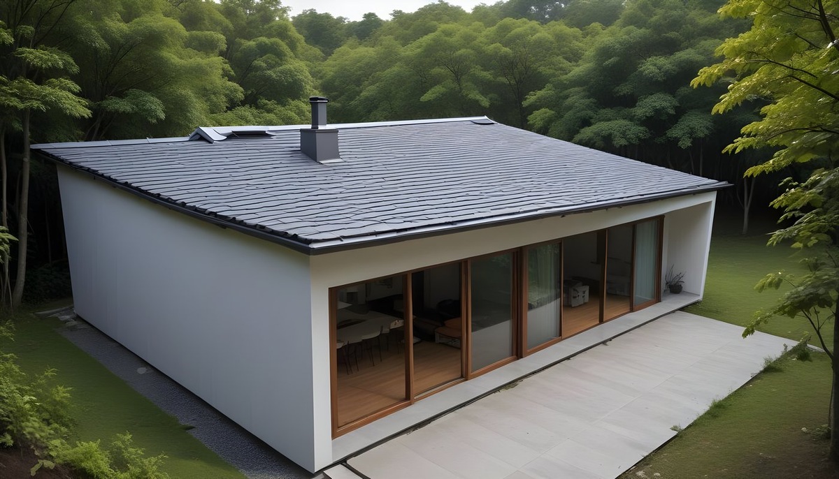 Пример односкатной крыши