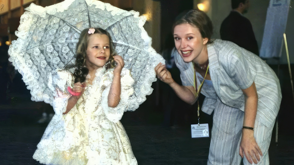 Лиза с мамой