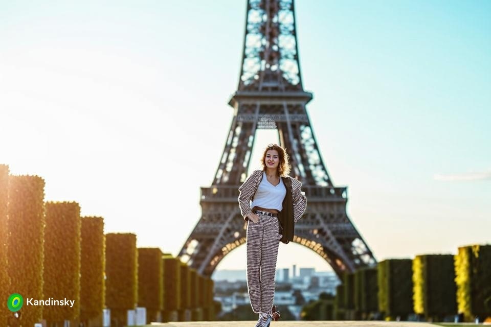 Вот такую француженку нарисовал для меня Кандинский