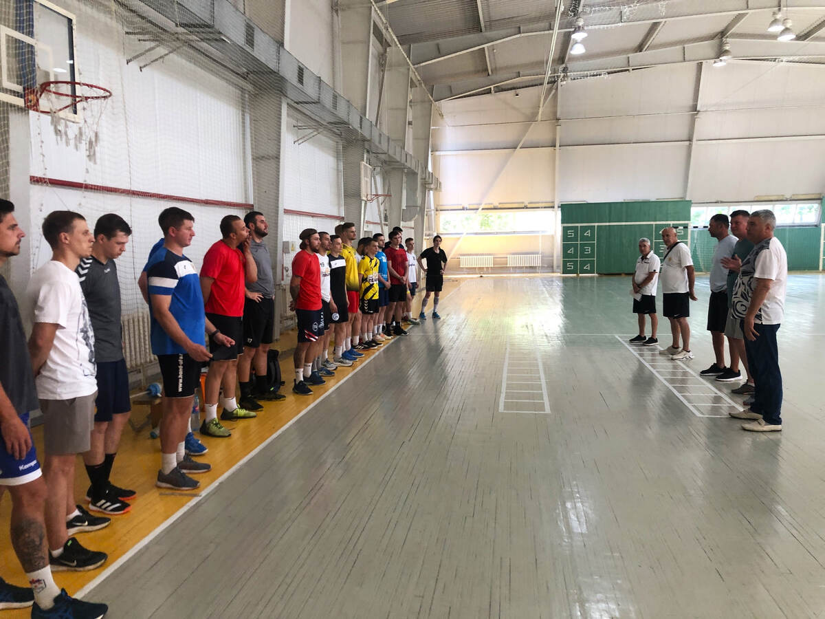    Первая летняя тренировка