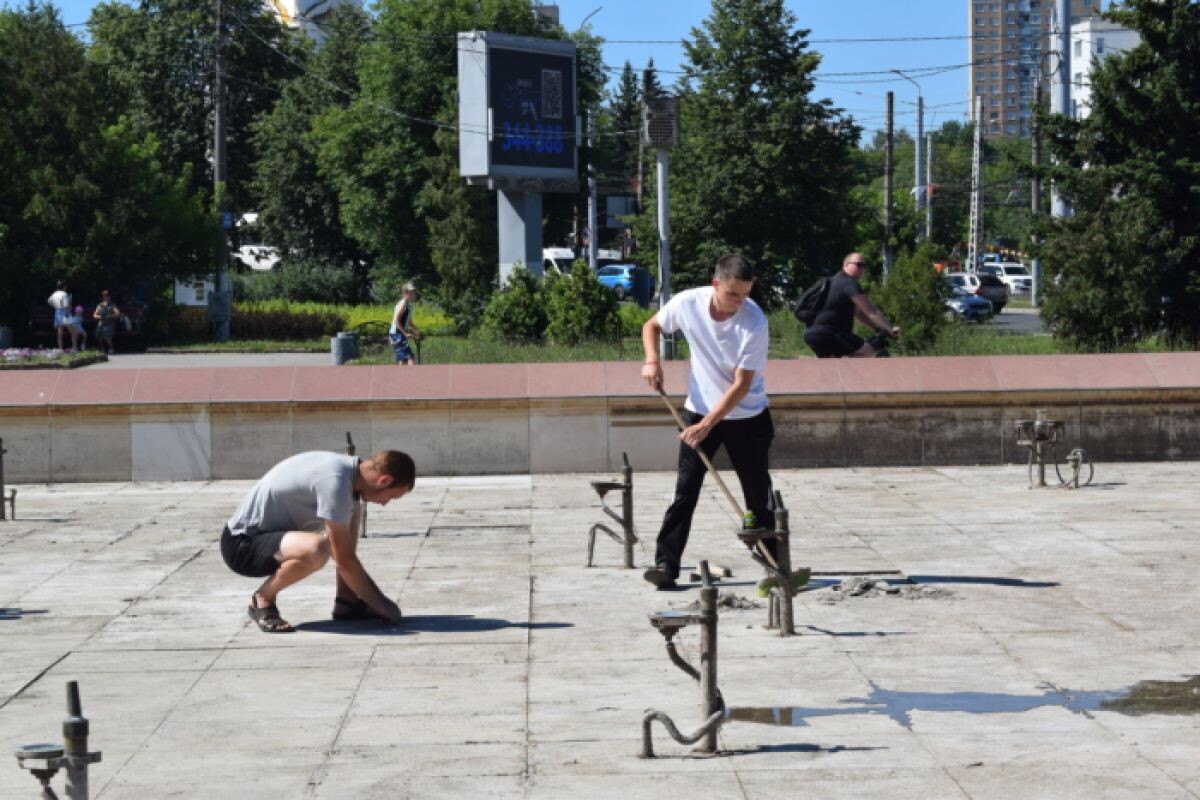 Фонтан на Пушкина в Иванове запустят к выходным | «Ивановские новости» |  Дзен