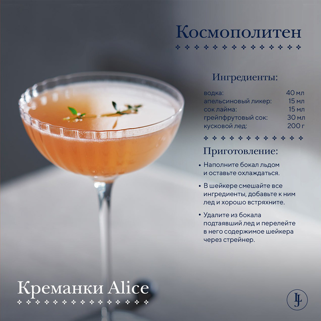 Рецепт коктейля 